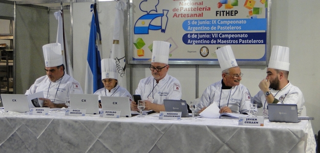 Jurado del Campeonato de Maestros Pasteleros