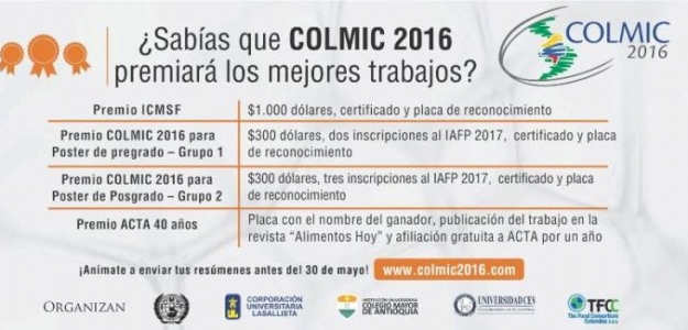 XIII Congreso Latinoamericano de Microbiologa e Higiene de los Alimentos - COLMIC 2016