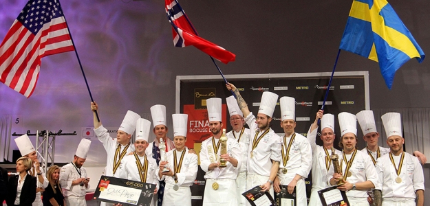 EE.UU., Noruega y Suecia festejaron en el podio del Bocuse dOr