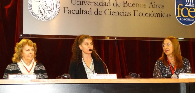 Dra. Marta Rivas, Dra. Adriana Sucari y Dra. Fabiana Guglielmone